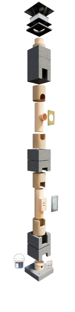 Керамический дымоход КераСтиль 160