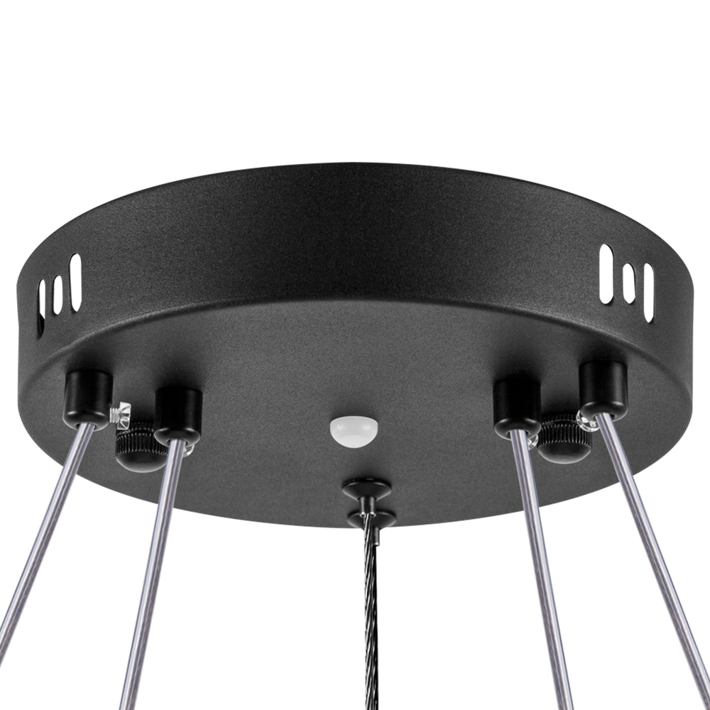 736427 Люстра ROTONDA 165W LED 5040LM 120G ЧЕРНЫЙ 3000-6000K