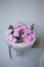 Хризантема с эвкалиптом "S"