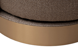 Кресло Garda Decor Napoli золотое/черное napoli-3k-santo300-beg+santo302-chzol