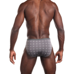 Мужские трусы-слипы из мягкого бамбукового трикотажного полотна (Размер: M) (Цвет: черный)