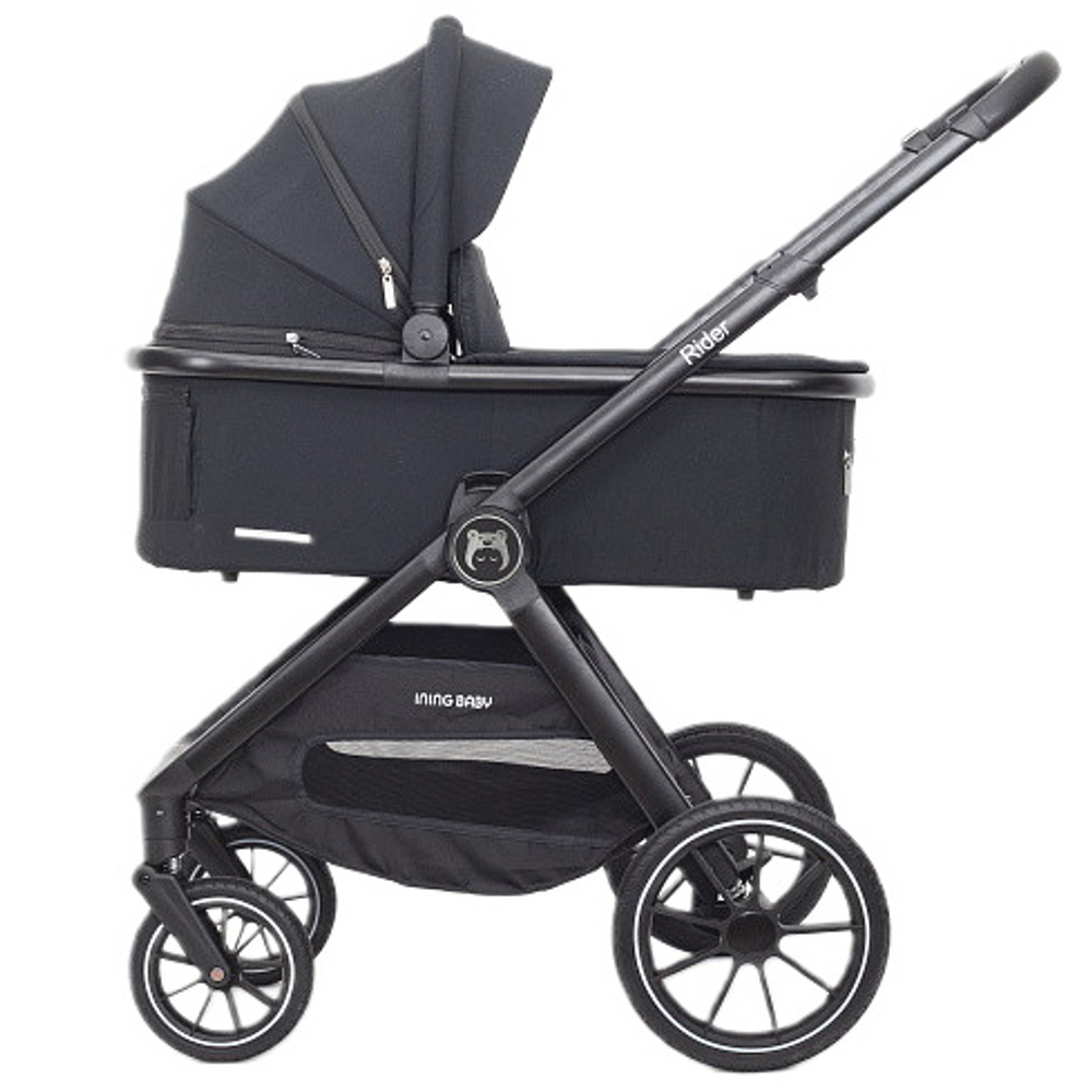 Детская коляска 2 в 1 Ining Baby KR345 Rider Black