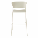 Стул полубарный пластиковый Scab Design Lisa Technopolymer, лен