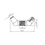 Замок тросовый PK-BIKE-1010-CODE (10х1000) /подвес