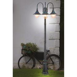 Уличный наземный высокий светильник Arte Lamp A1086PA-3BG