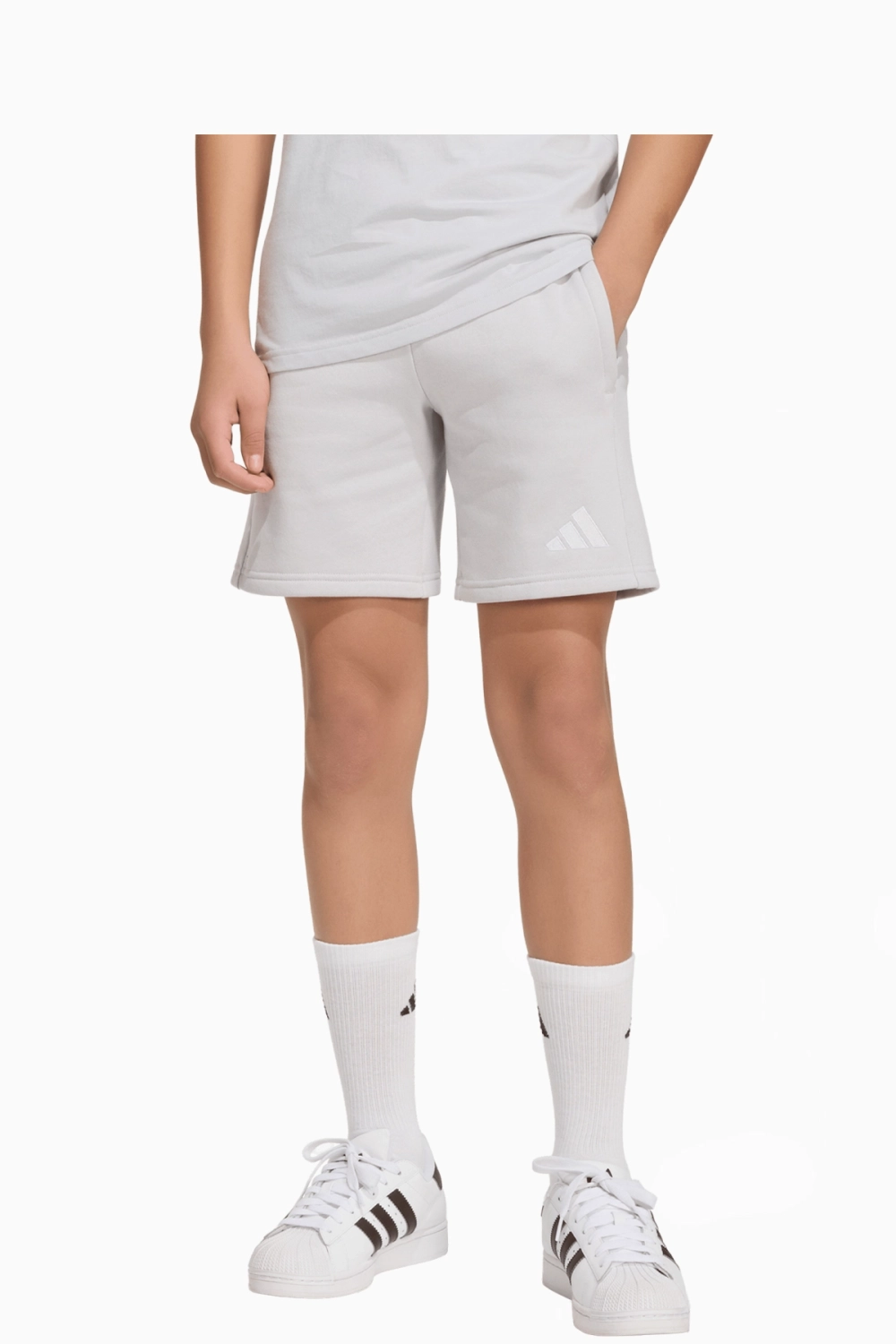 Шорты adidas Entrada 26 Sweat Junior - серый