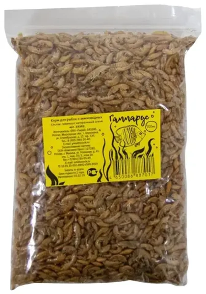 Гаммарус сушеный, 500 мл