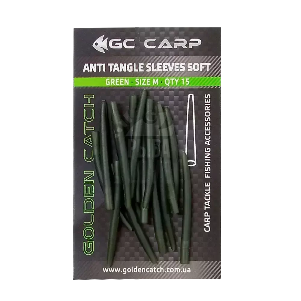 Противозакручиватель GC Anti Tangle Sleews Soft M (15шт.) 40мм