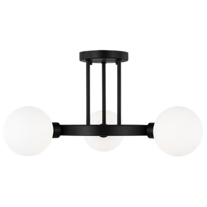 Потолочный светильник Visual Comfort Clybourn Three Light Semi-Flush Mount