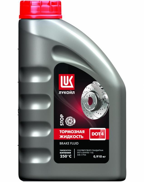 Тормозная жидкость ЛУКОЙЛ DOT 4 (0,91кг.) (1338295)