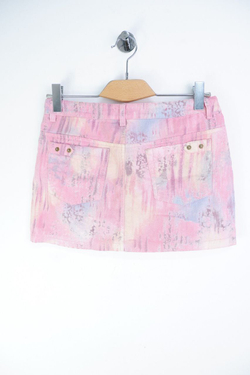 Юбка джинсовая яркая 46 размер