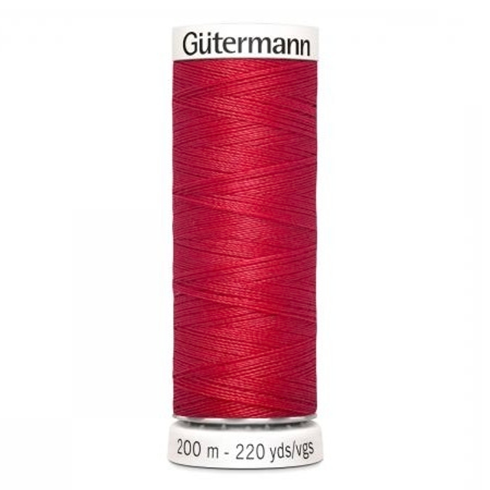 Нить Sew-All 200 м, Gutermann, 365 ярко-алый