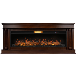 Каминокомплект: Очаг Royal Thermo Aurora RTFP/P-AR60LS, портал Olympia 60 CO, канадский дуб