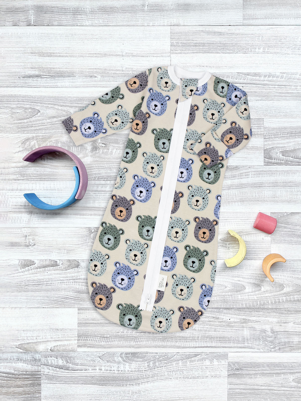 Спальный мешок Mjölk Grizzly Bears