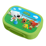 Ланч-бокс с декором "ми-ми-мишки", 0,98л (зеленый)