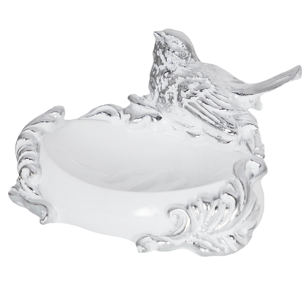 Мыльница Птичка Терра Белый