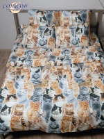 Простынь 1,5 спальная 150х215 см 100% хлопок