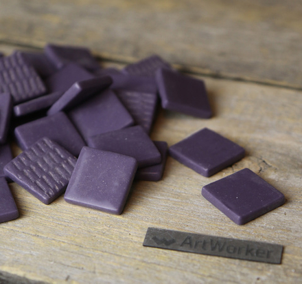 FLORY24 67 Стеклянная мозаика 24х24х5 мм, 0,5 кг