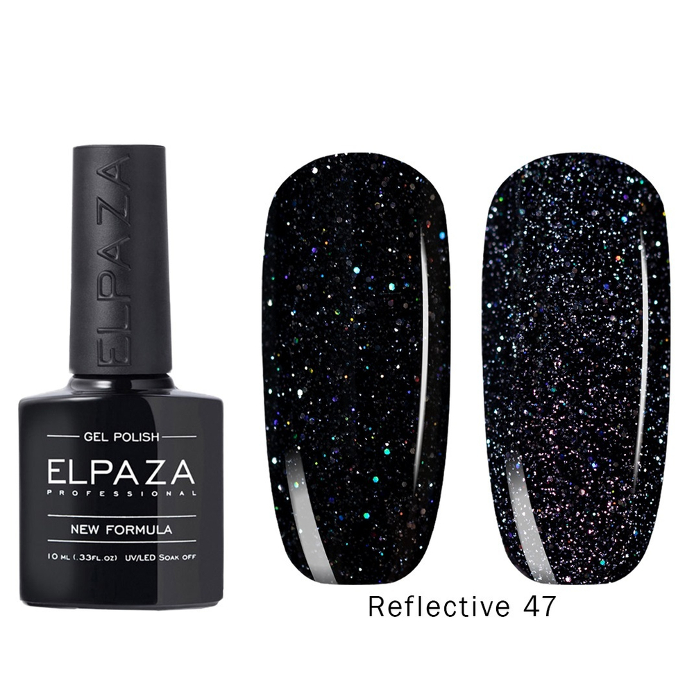 Светоотражающий гель лак Elpaza Reflective №47, 10 мл