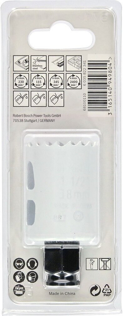 Коронка для металла BOSCH HSS CO ф 38мм 2 608 594 211