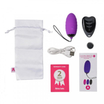 Виброяйцо Ocean Breeze 2.0 с пультом ДУ фиолетовое от Adrien Lastic