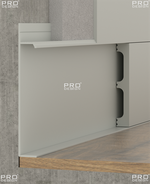 Скрытый плинтус Pro Design UNIVERSAL 235A анодированный 2700мм
