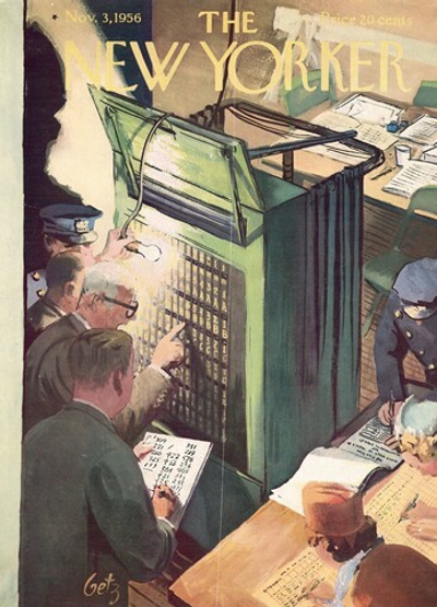 Журнал The New Yorker 03-11-1956, обложка