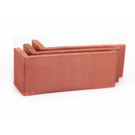 Плитка клинкерная под кирпич угловая Terramatic Plato original 1101, 185х60х71х14 мм