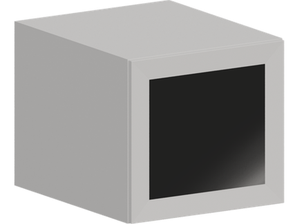 Кухня Модуль ШВГС 519 Графит / Белый