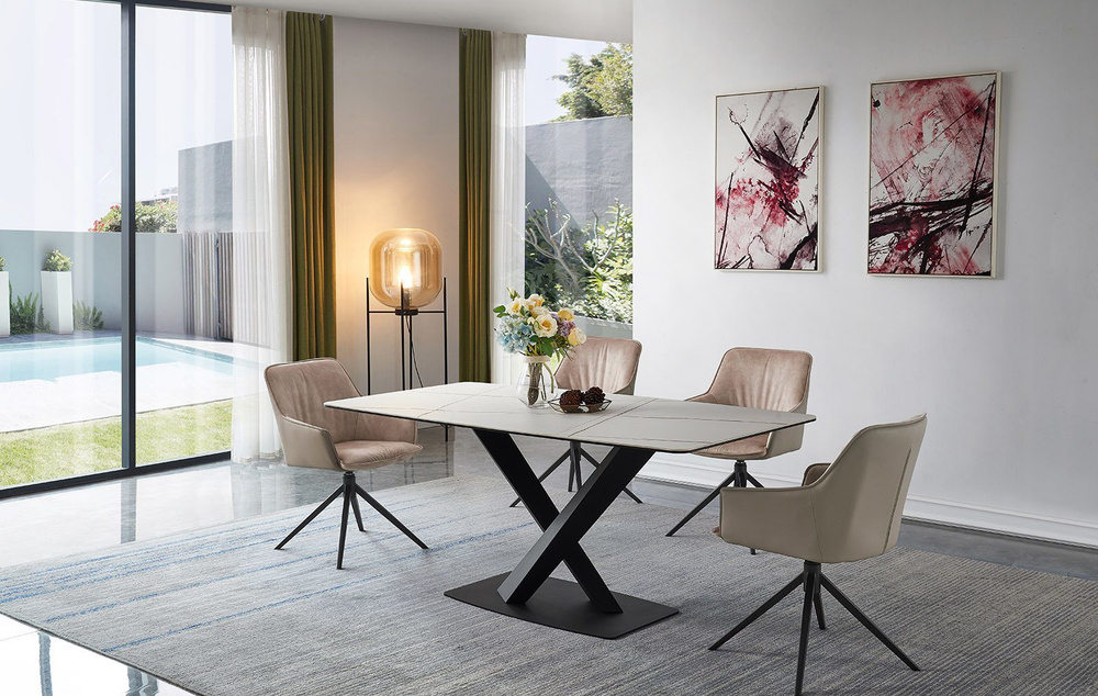 Стул DC-2208 бежевый ADORE 12+ZH031/черный