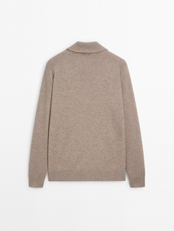 Massimo Dutti Свитер из смесовой шерсти, норка