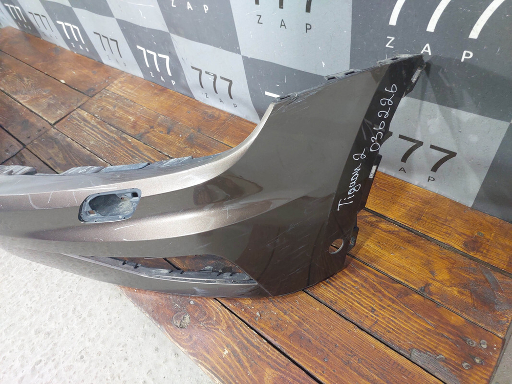 Бампер передний Volkswagen Tiguan 2 16-20 Б/У Оригинал 5NR807217GRU