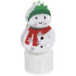 Сувенир с подсветкой «Снеговичок» 8*3,5 см
