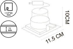 Точечный встраиваемый светильник Arte Lamp
