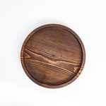 Деревянный сервировочный поднос Art of Siberia блюдо для подачи 330 мм. WS6