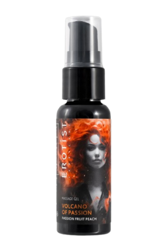 Гель Erotist - жидкий вибратор Volcano of passion, Персик и Маракуйя