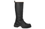 LOUIS VUITTON Ruby Flat High Boots "Black" Women"s