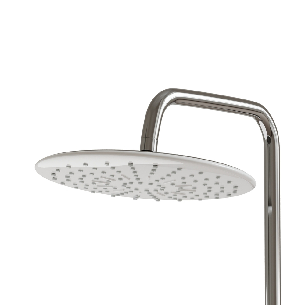 Душевая система 35к ML2415 излив лейка 3 позиции +лейка "Тропический душ" ХРОМ/БЕЛЫЙ