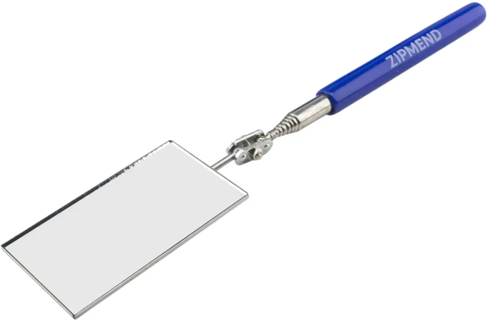 Телескопическое зеркало инспекционное прямоугольное 51×89мм, L-292–781мм