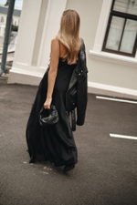 Комбине с кружевом на запах bk