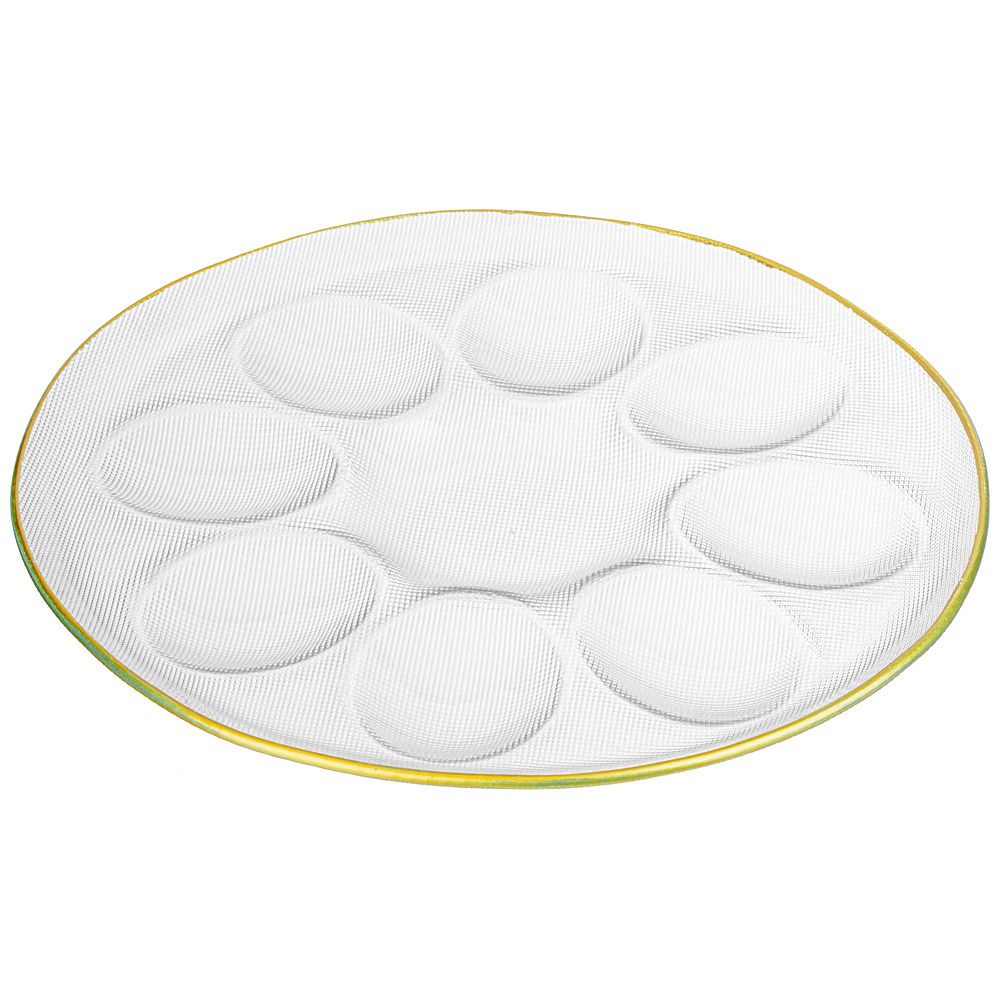 БЛЮДО ДЛЯ 8 ЯИЦ 20,5*20,5*1,8 СМ МАЛ. УП. = 6 ШТ. (МИН.ПАРТИЯ)