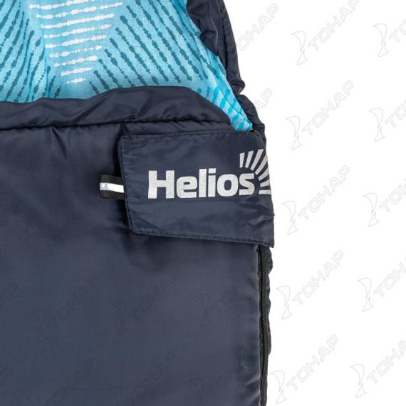 Спальный мешок FUJI Wide 300 (220х90, синтепон, синий) (T-HS-SB-FW-300) Helios