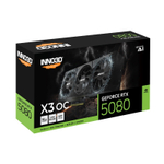 Видеокарта INNO3D GeForce RTX™ 5080 X3 OC 16GB GDDR7 256-bit, 2640 МГц