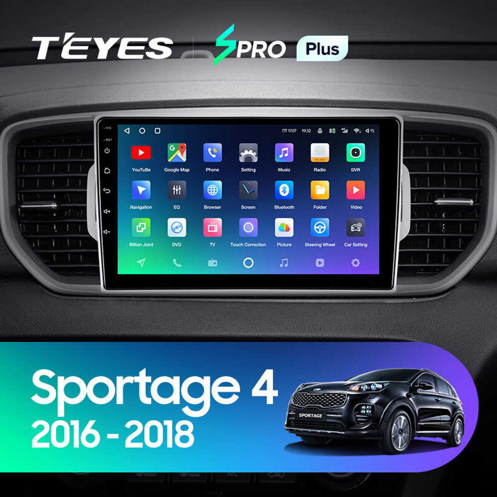 Teyes SPRO Plus 9" для KIA Sportage 2016-2018