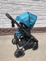 Коляска-трансформер 2в1 Luxmom T60 изумрудный текстиль