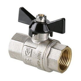 Кран шаровой внутренняя / внутренняя резьба, ручка бабочка VALTEC PERFECT 3/4*