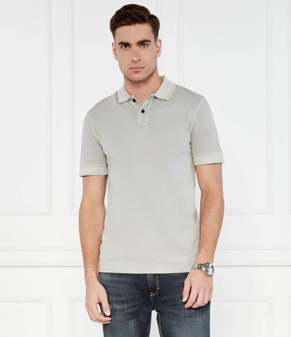 Поло Prime BOSS ORANGE - фисташковый(50507813)