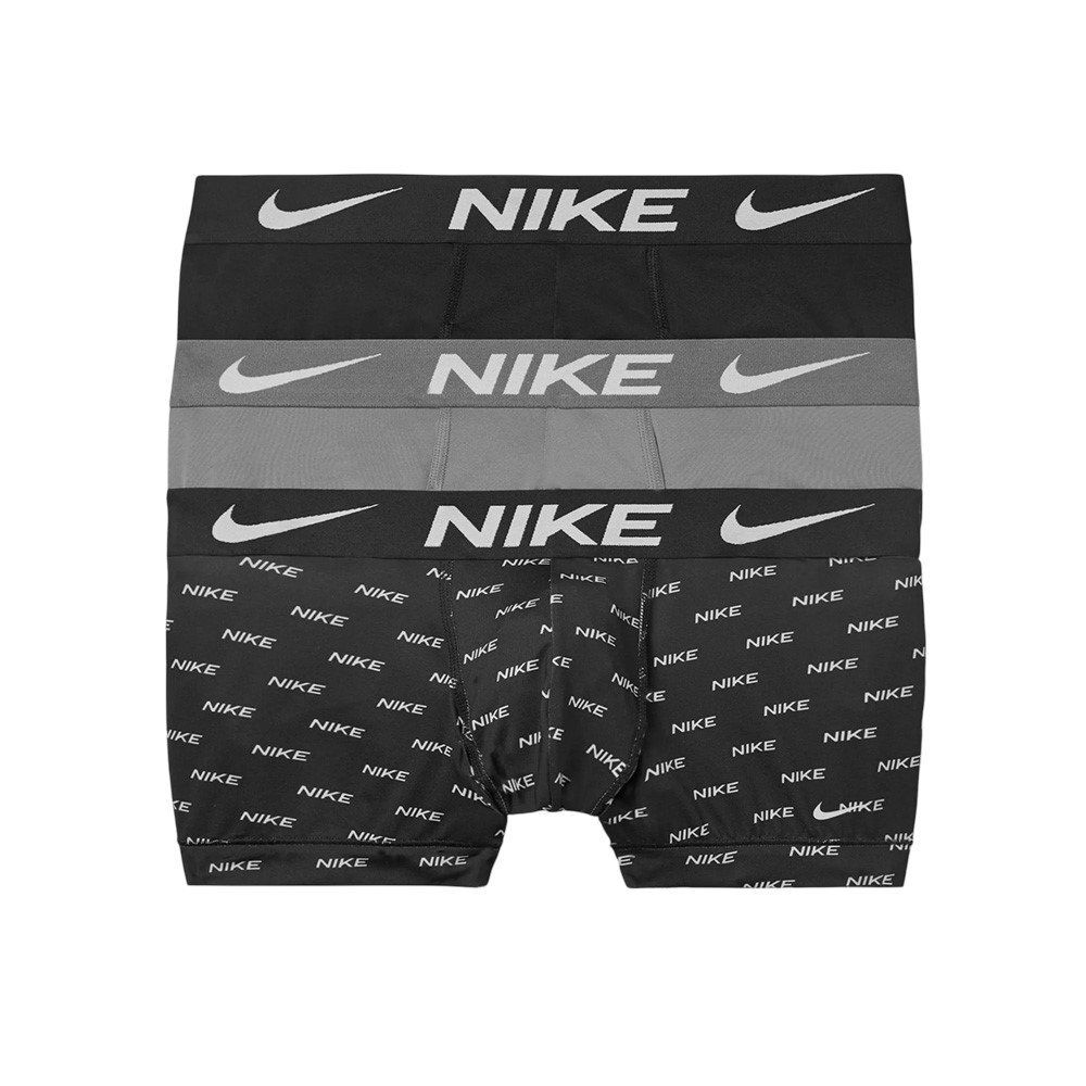 Мужское нижнее белье Nike Trunk 3-Pack Boxers Black/Grey