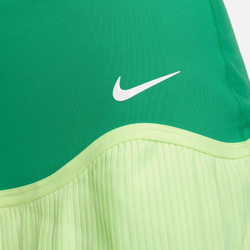 Теннисная юбка Nike Dri-Fit Advantage Pleated Skirt - stadium green/barely volt/white