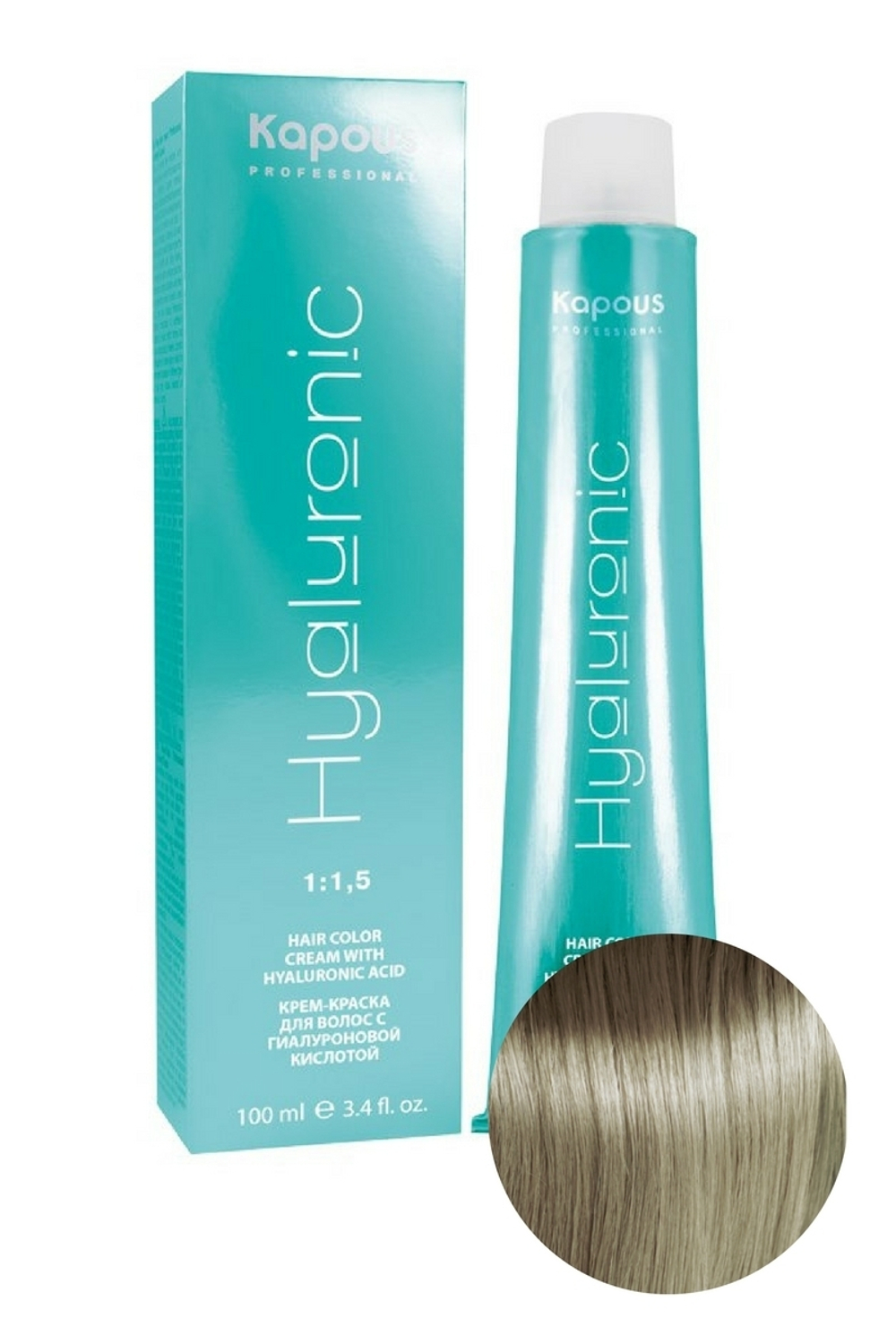 HY 9.00 Очень светлый блондин интенсив Крем-краска с Гиалуроновой кислотой 100мл